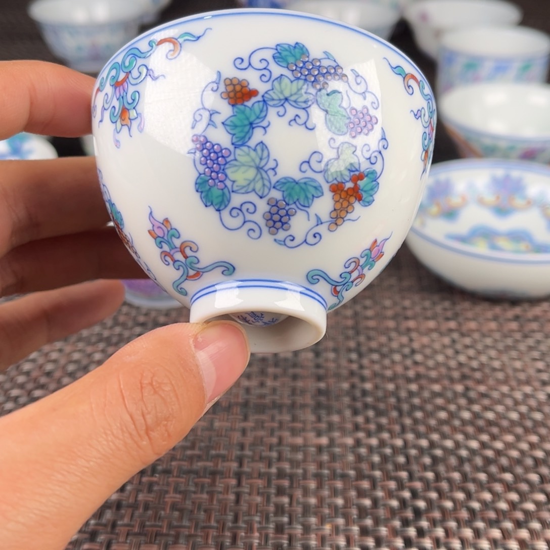 瓷片景德镇陶瓷杯子