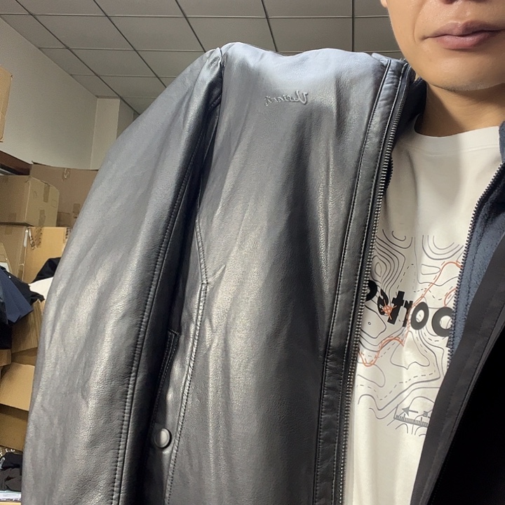 羊毛皮夹克外套190码