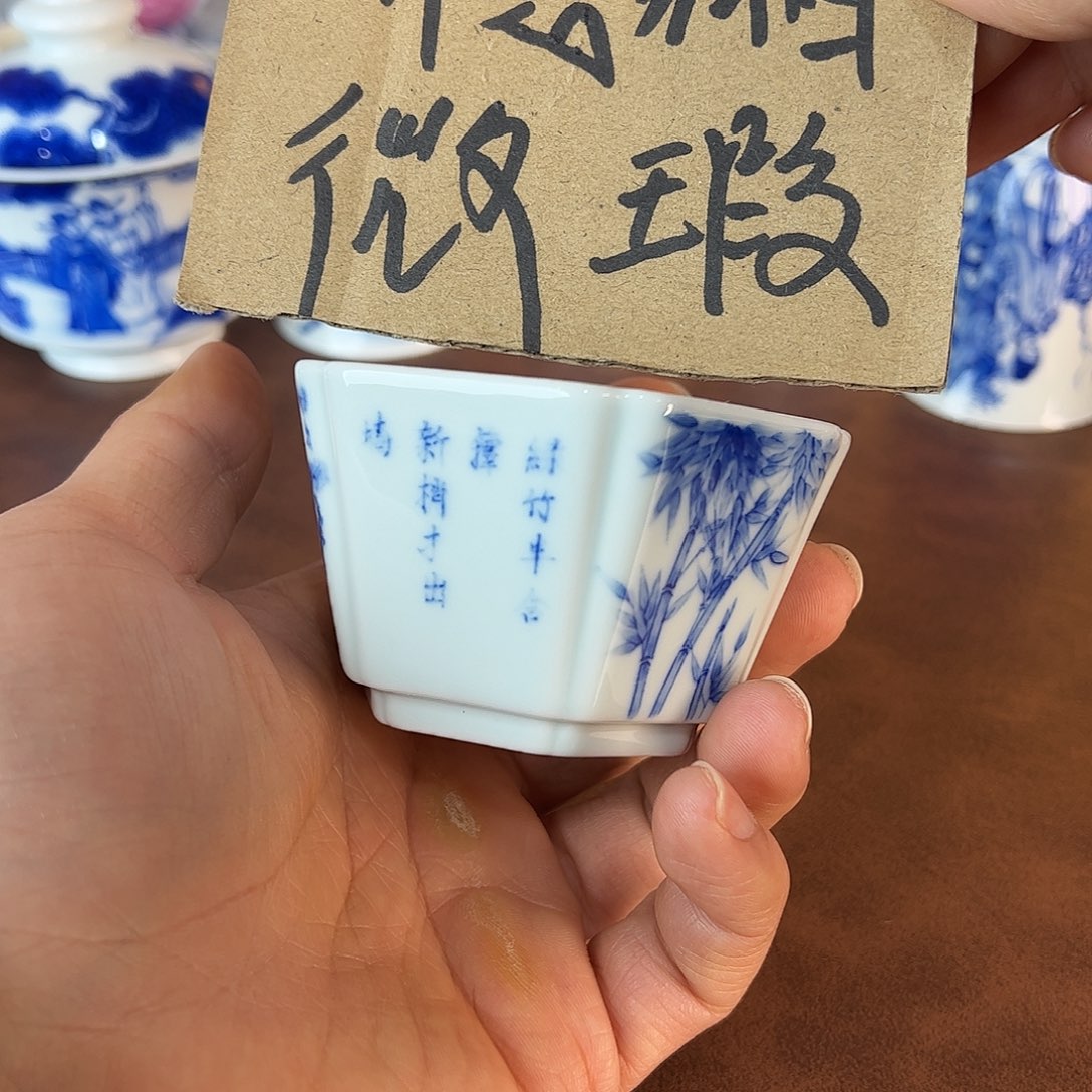 杯景德镇全手工手绘陶瓷