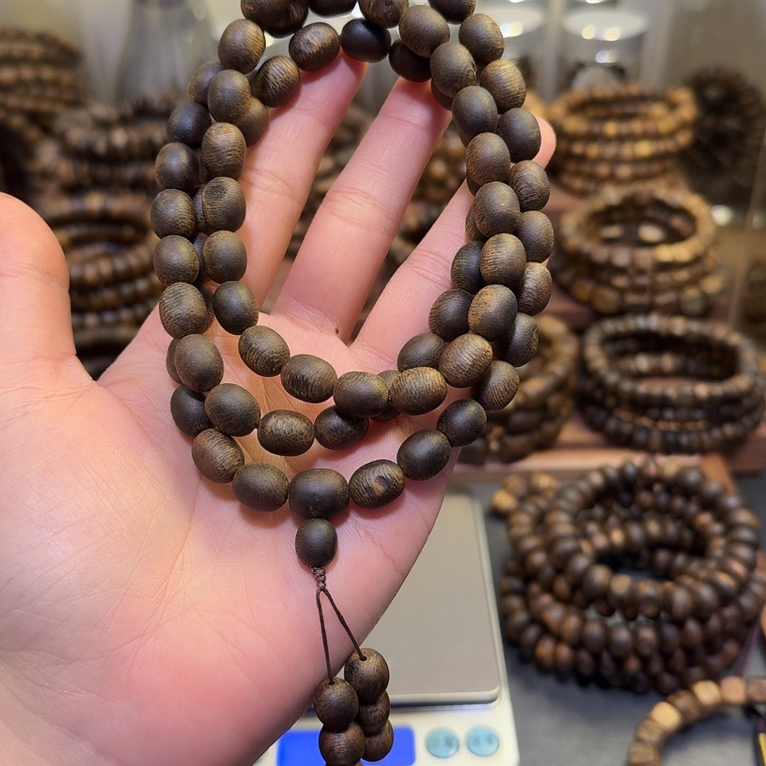 牧***川沉香沉香香囊09瘤疤多圈沉水46.8g 多样性发一