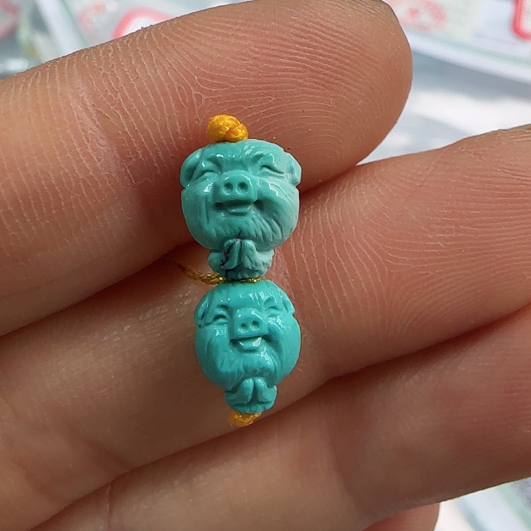 绿松石珠宝半成品未镶嵌