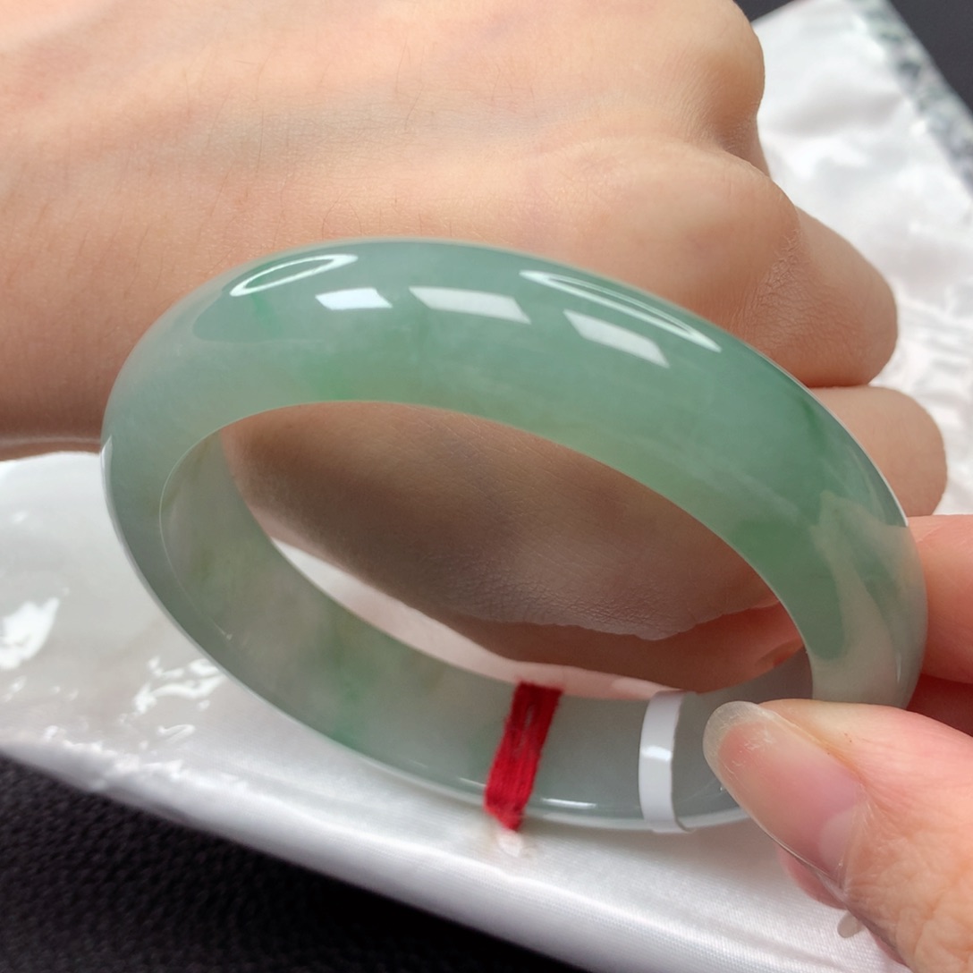 【闪购商品】翡翠手镯未镶嵌80号正圈19183-54/55