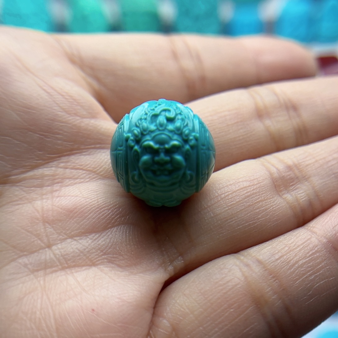 绿松石雕刻未镶嵌