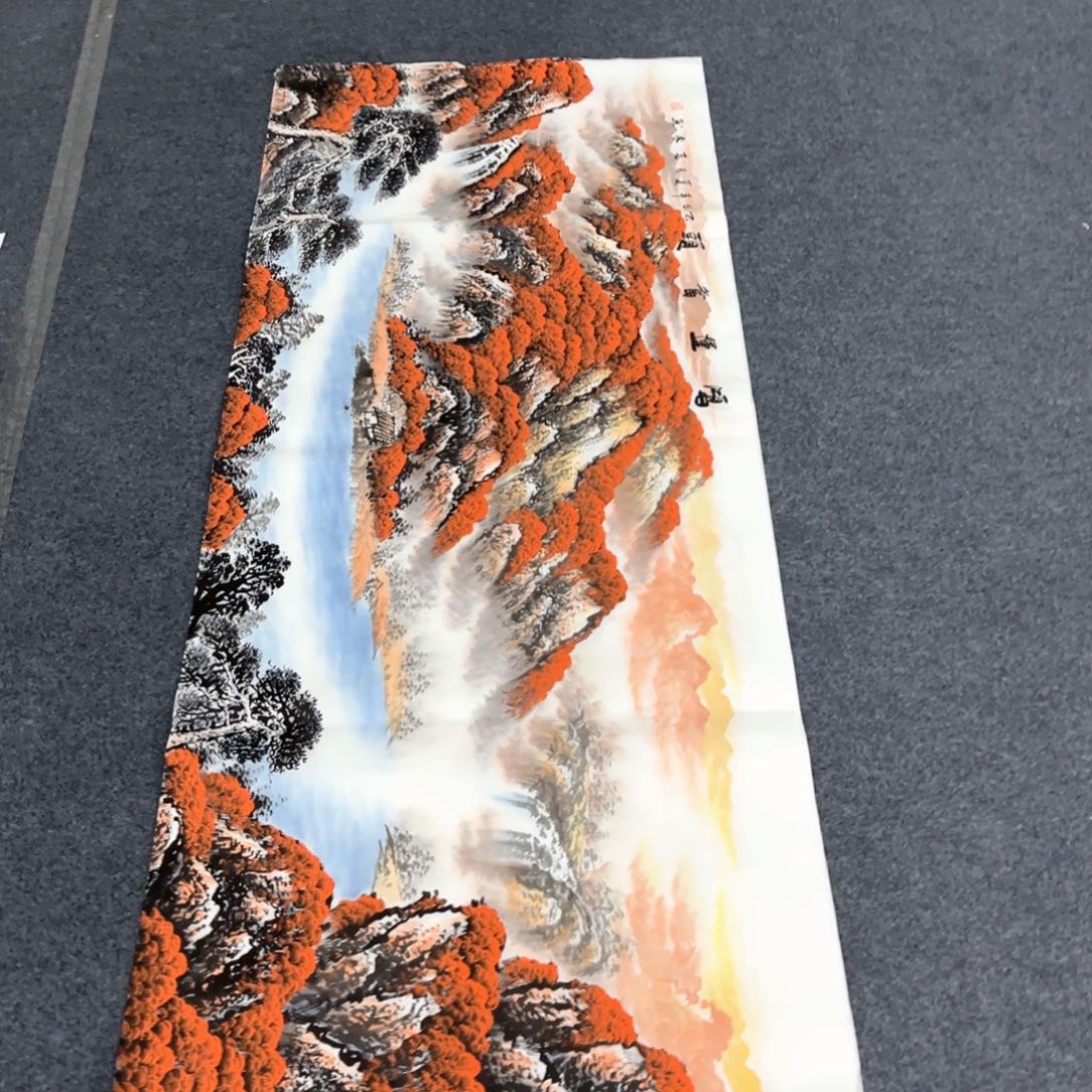 国画国画作品老师手绘