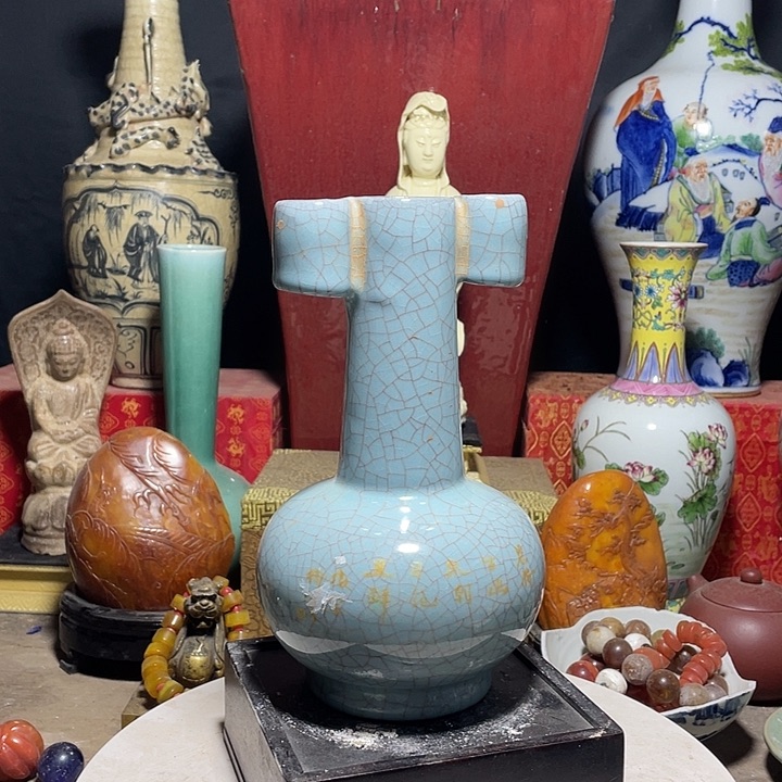瓷片青花瓷器手工制作
