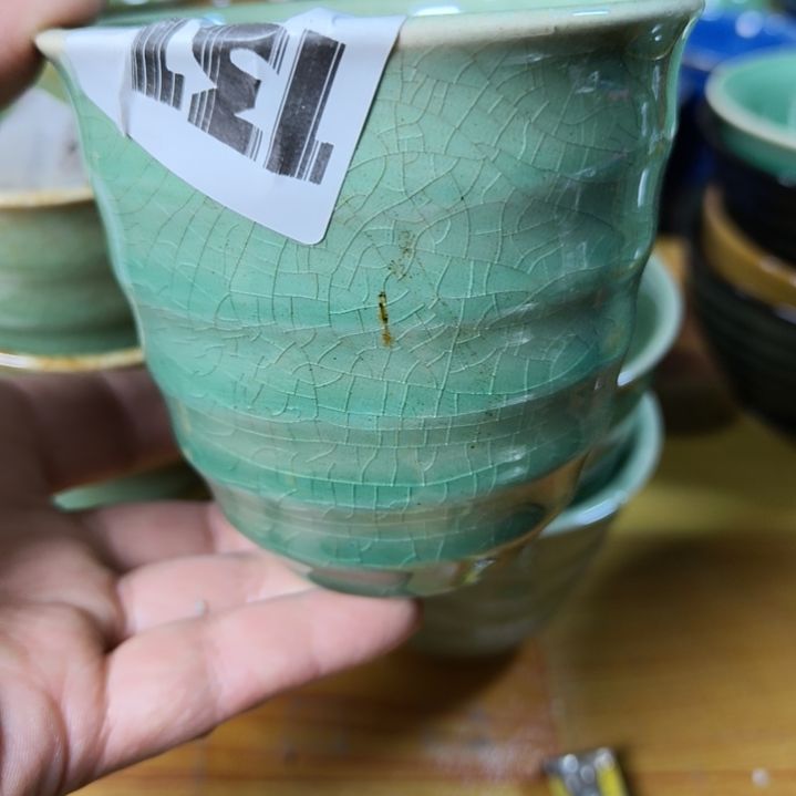 盘磁州窑五厂盘碗壶杯