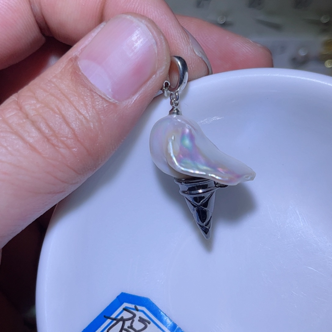 淡水珍珠未镶嵌吊坠(不含链)36