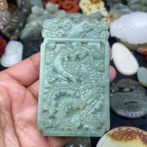 蛇纹石玉颈饰未镶嵌25