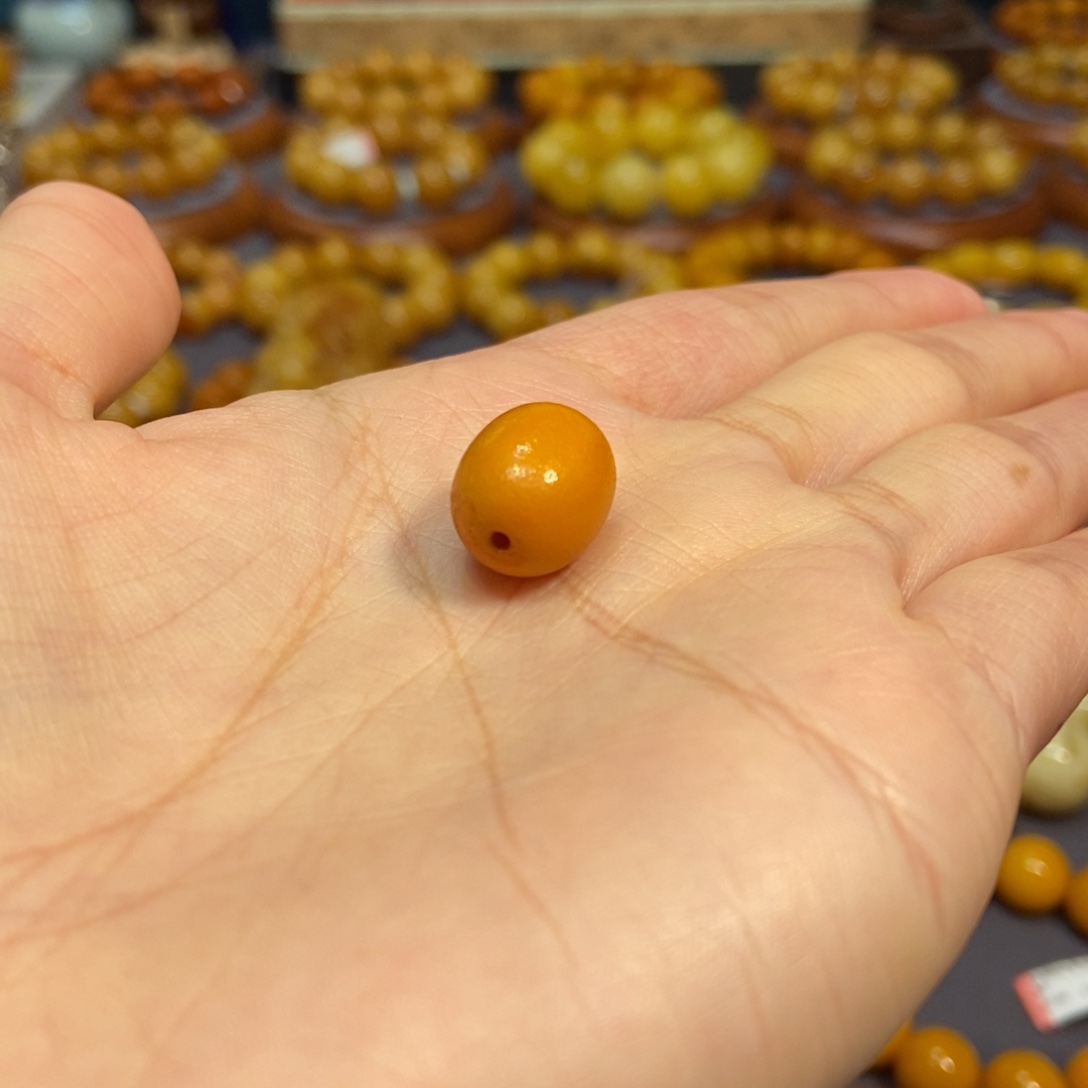 栗***子琥珀吊坠(不含链)未镶嵌蜜蜡