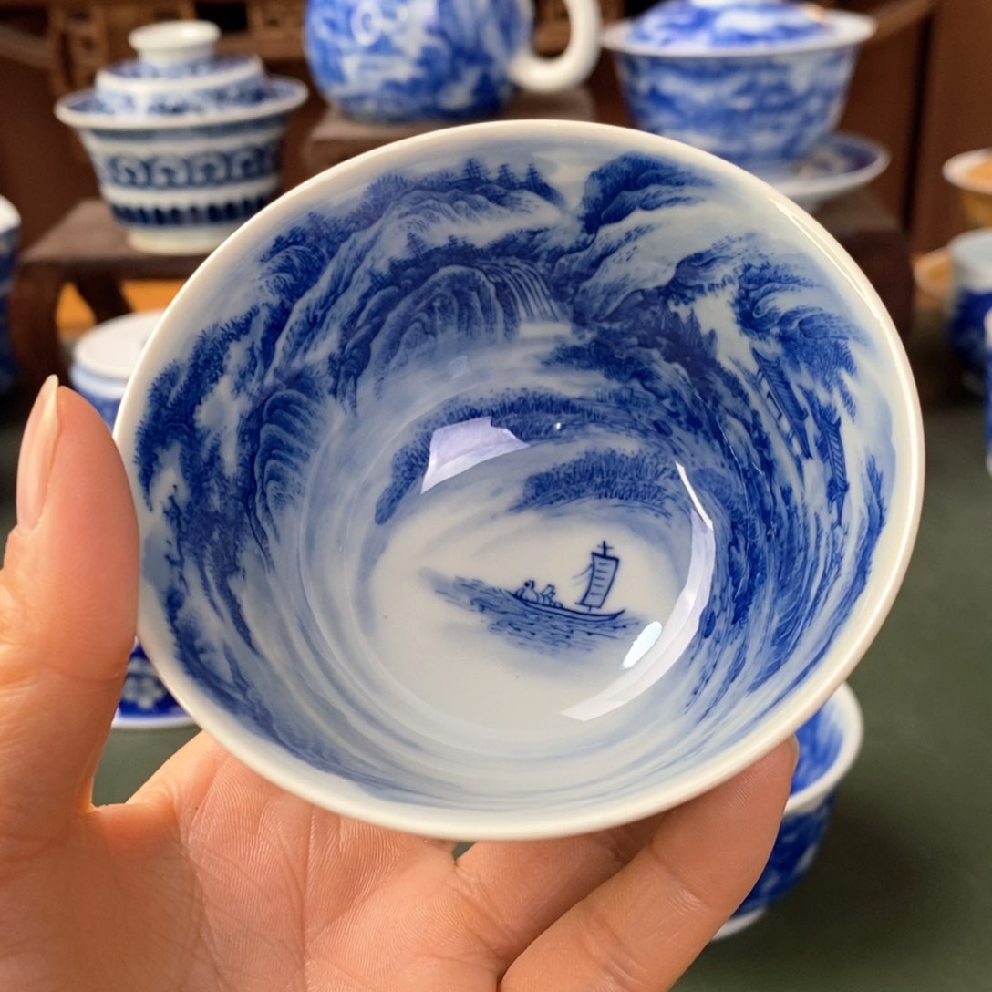 杯景德镇陶瓷手工手绘