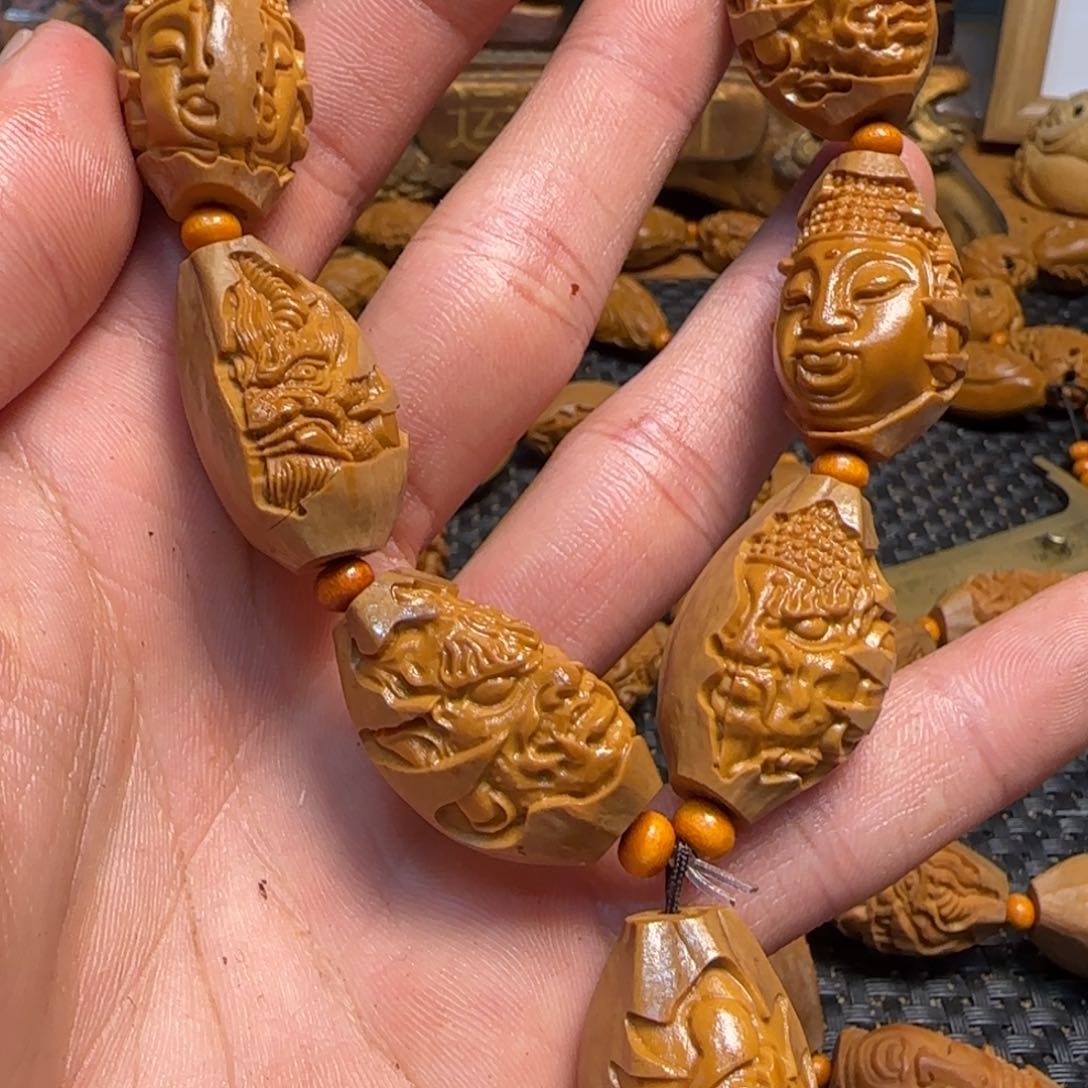 橄榄核手串/手链包衣一念