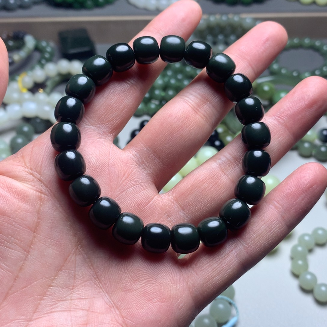 和田玉未镶嵌手链