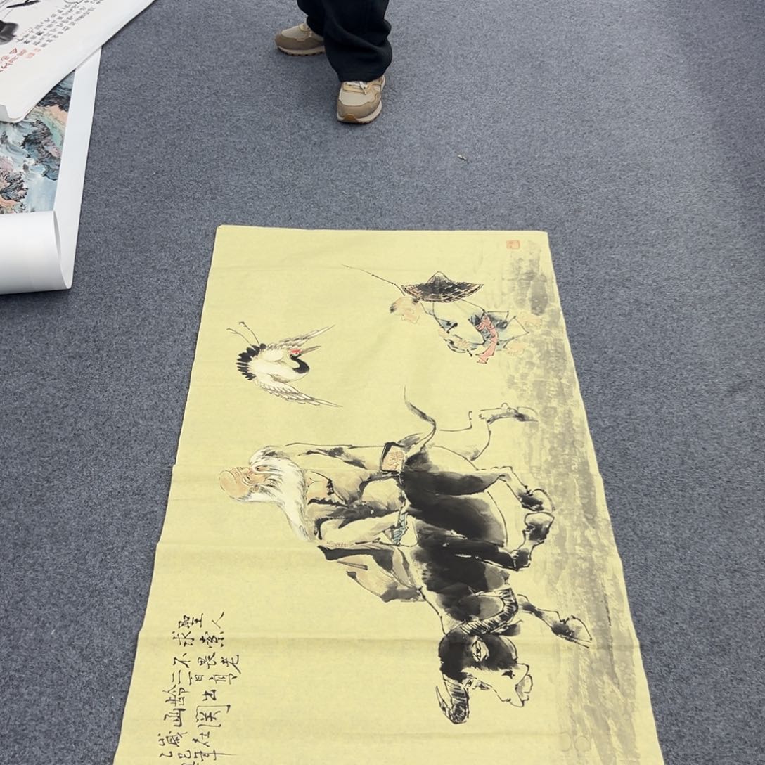 国画宣纸纯手绘字画