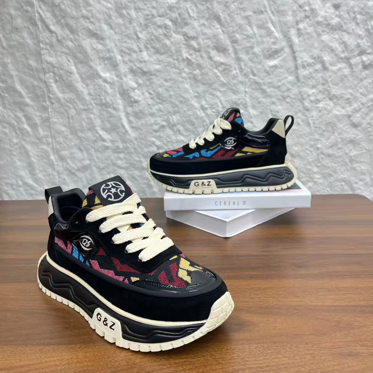 888-336秋冬单棉同款保暖男款百搭厚底潮鞋低帮男士冬季阿甘鞋