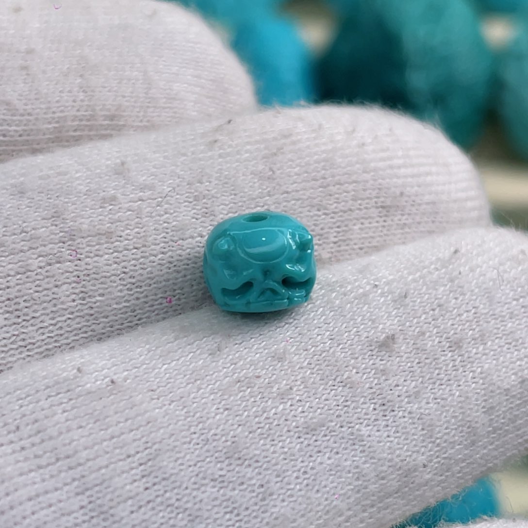 绿松石颈饰未镶嵌卡7.5-6.5