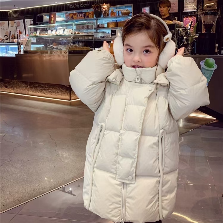 女童冬装韩系2025新款可爱小清新棉服外穿外套加厚棉袄