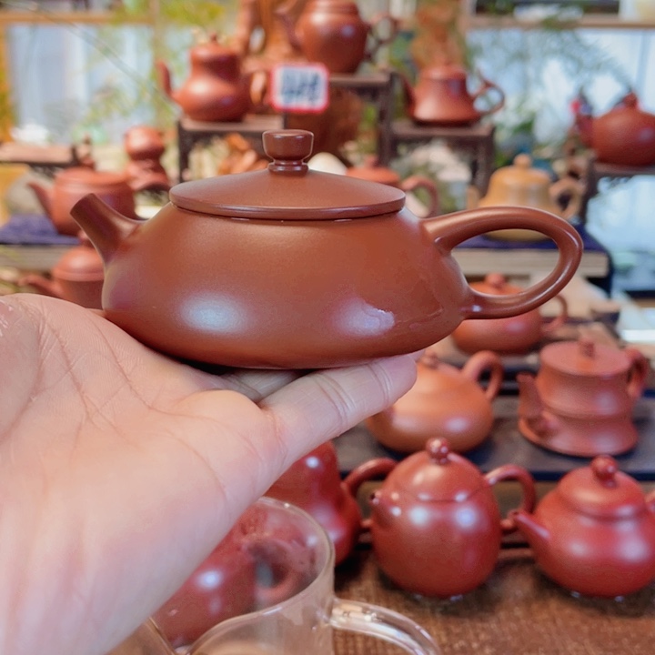 紫砂茶壶滚**吃潮州手工石瓢壶