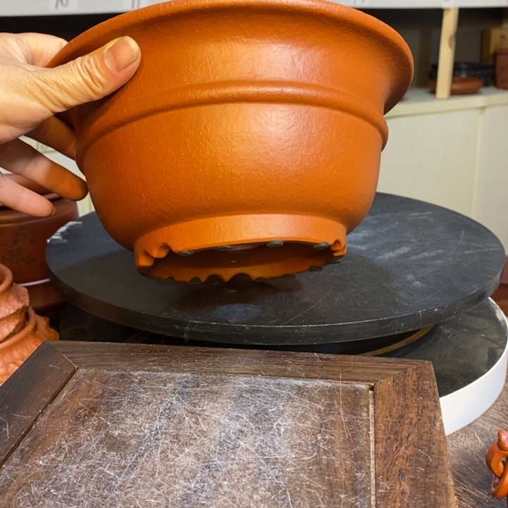 紫砂花盆手工制作花盆手工制作