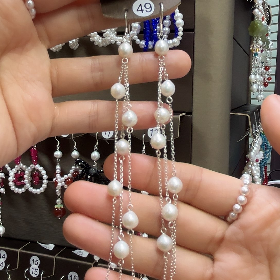 雪***儿925银博雅手作S925纯银耳饰