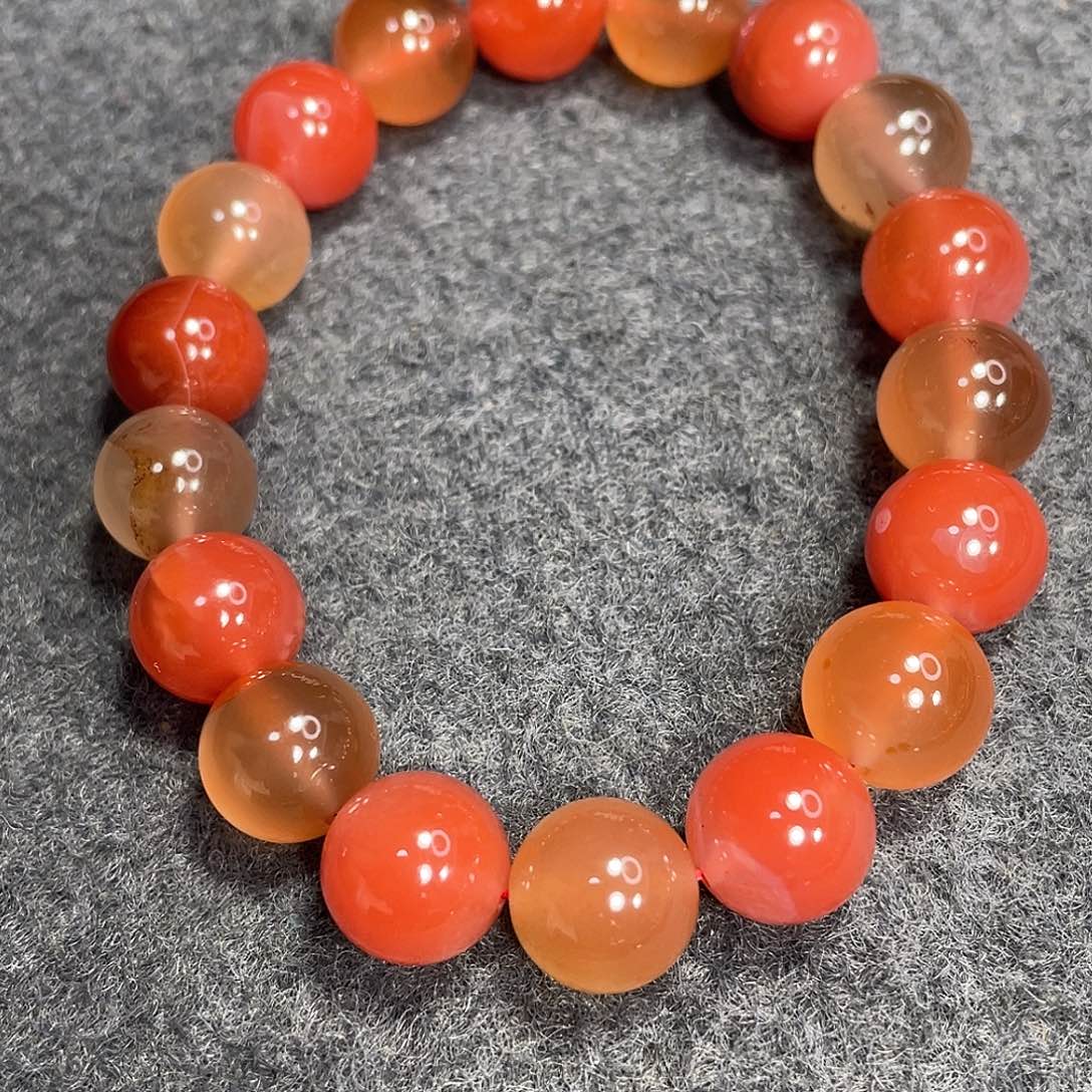 南红玛瑙手串未镶嵌