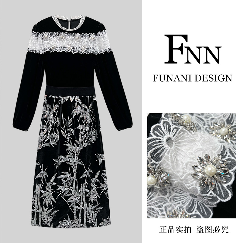 芙娜妮轻奢秋冬新款小众设计衬衫气质显瘦名媛女装两件套F2432183