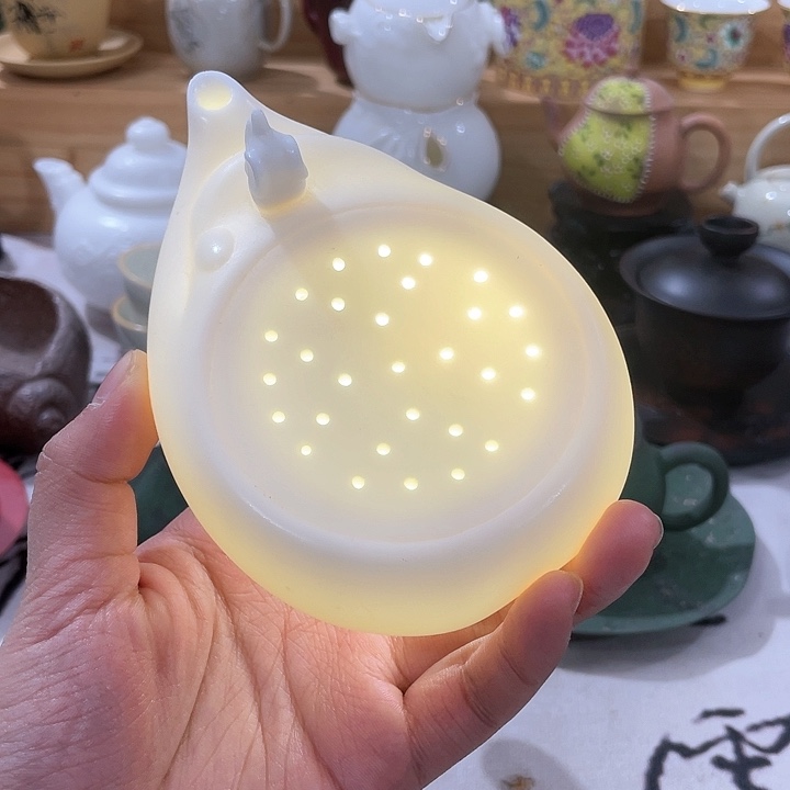 紫砂公道杯素烧壶承