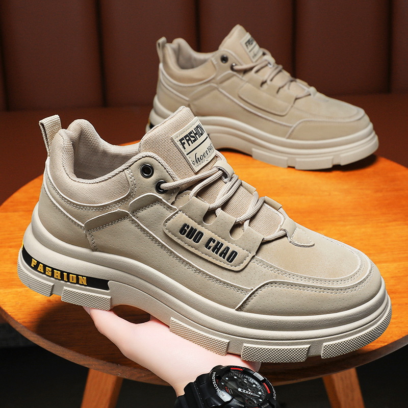 2024新款男鞋秋季防水防滑耐磨时尚运动休闲男鞋百搭潮鞋工作鞋