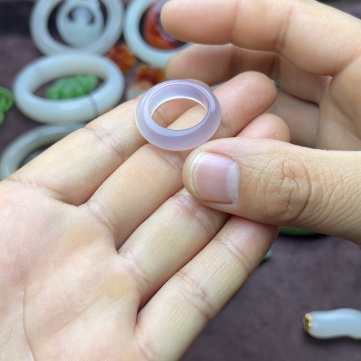 玛瑙/玉髓戒指未镶嵌