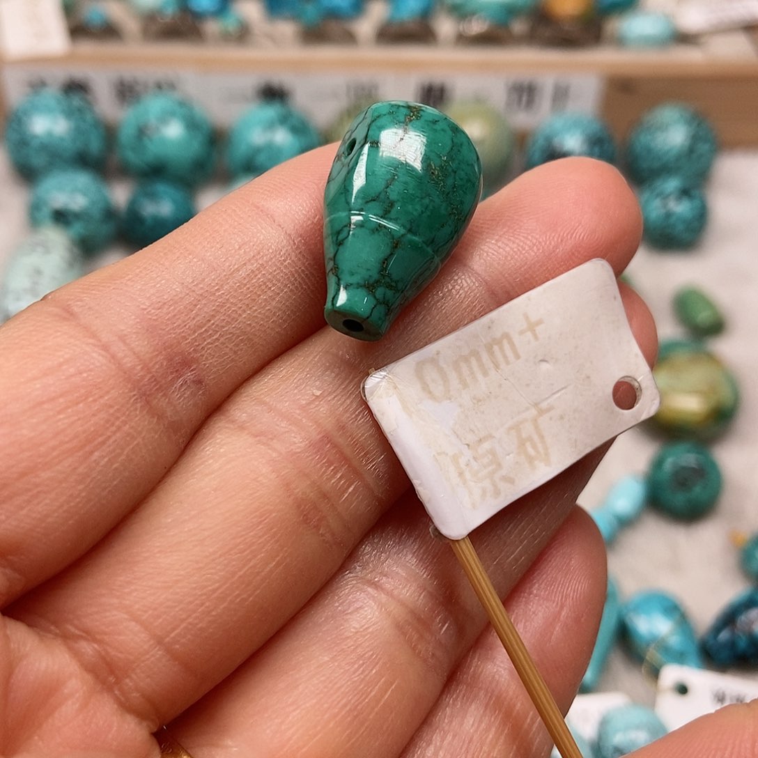 未镶嵌绿松石珠宝半成品