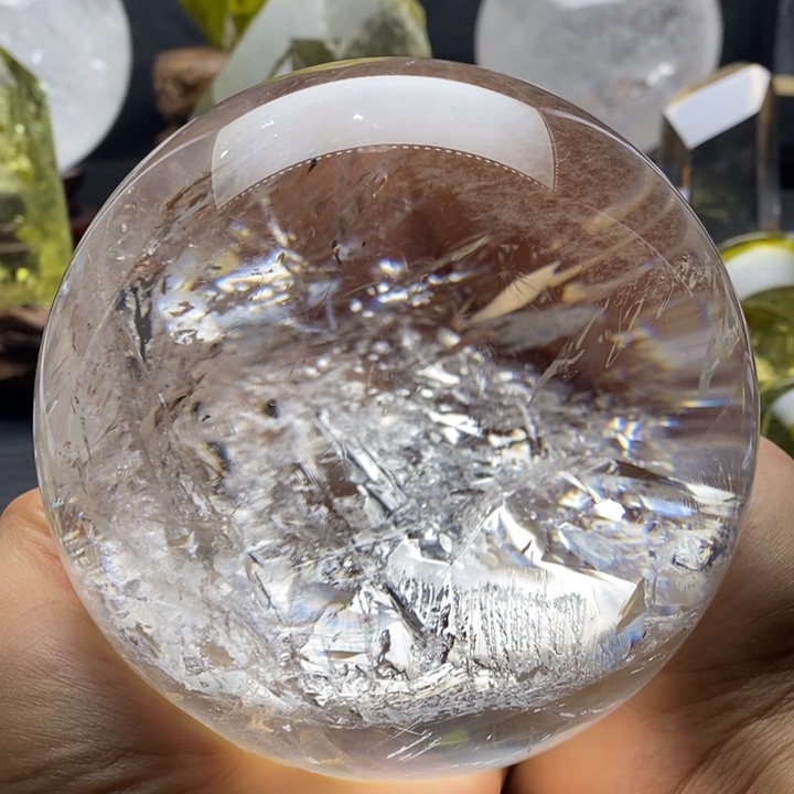 水晶天然水晶居家办公摆件未镶嵌