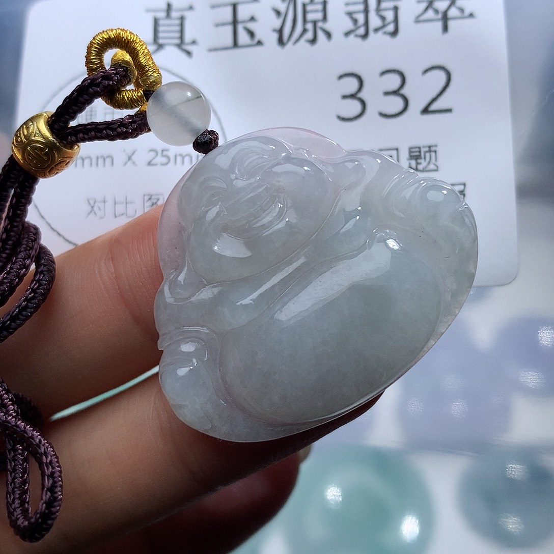 翡翠未镶嵌颈饰332