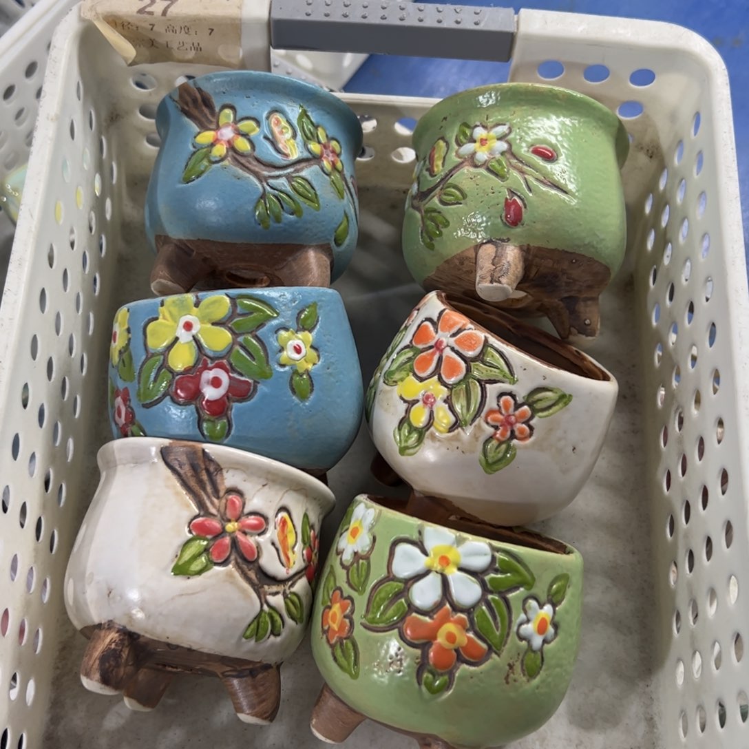 陶瓷多肉小花盆@@27