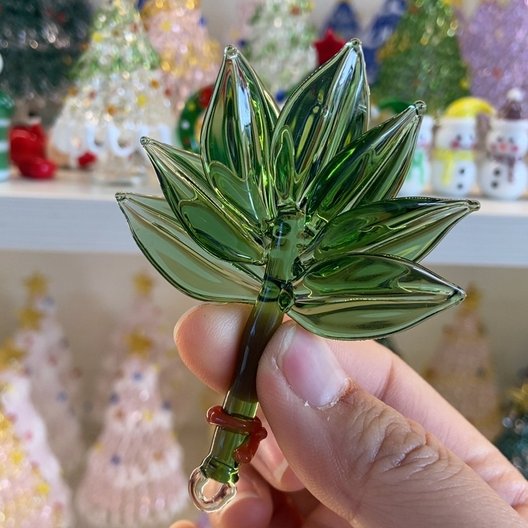 手工艺品琉璃柚子叶