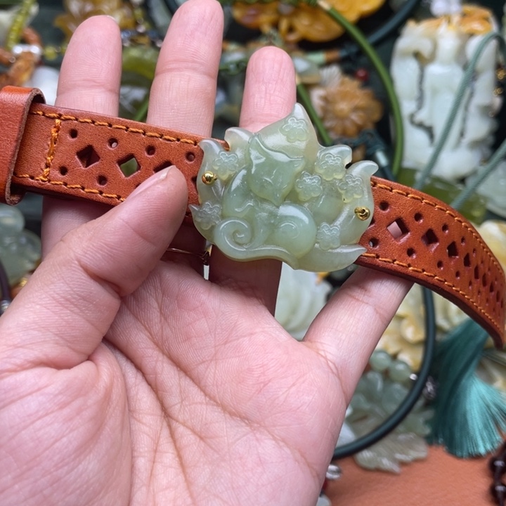 蛇纹石玉手牌合金