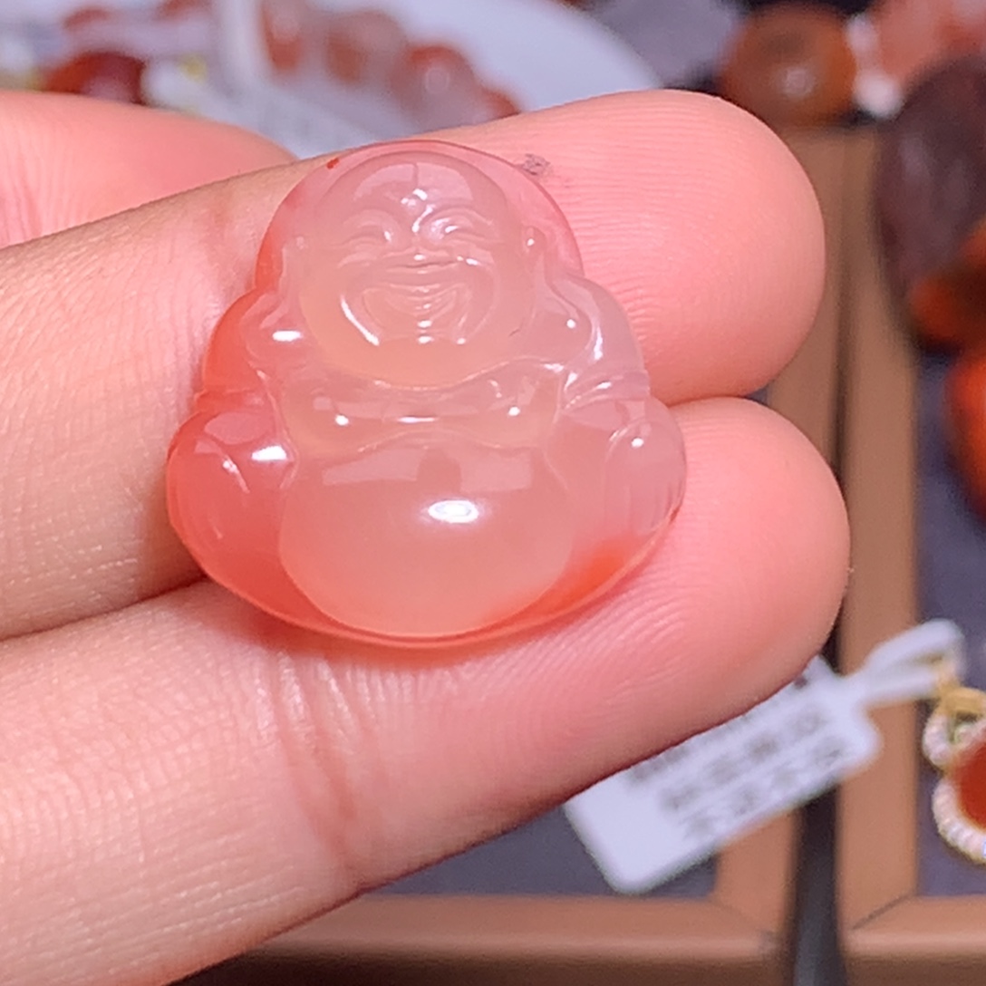 南红玛瑙未镶嵌珠宝半成品佛