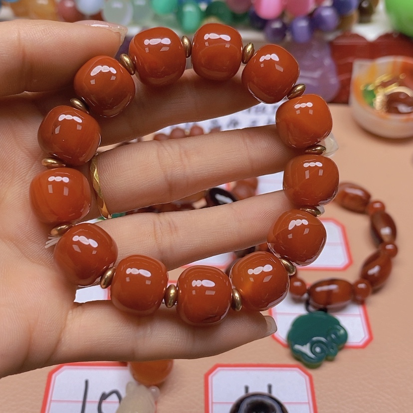 【闪购商品】玛瑙/玉髓颈饰未镶嵌夏**冰