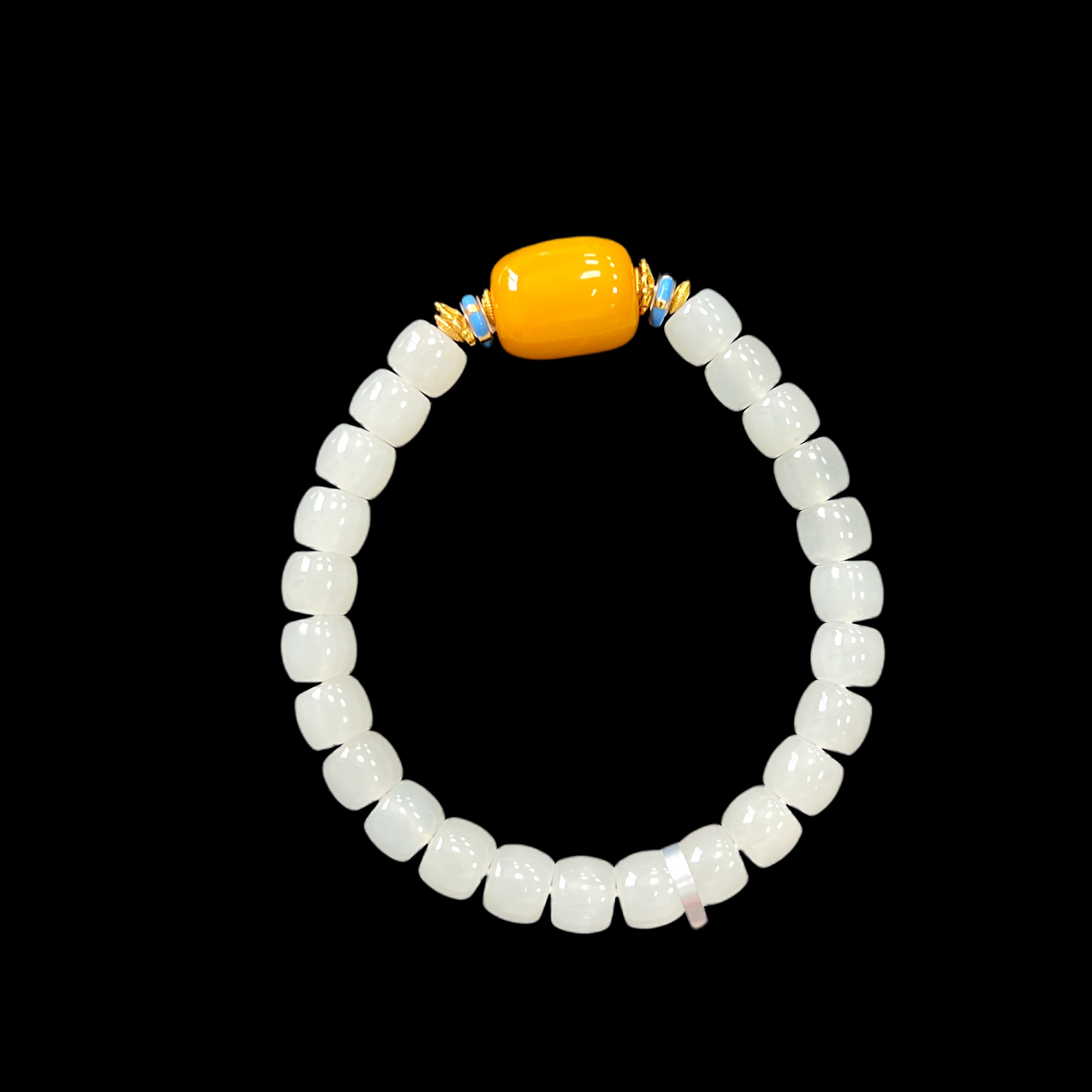 9110-和田玉手串多样性发一