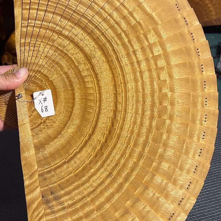 金丝楠金丝楠木折扇X68，25c m