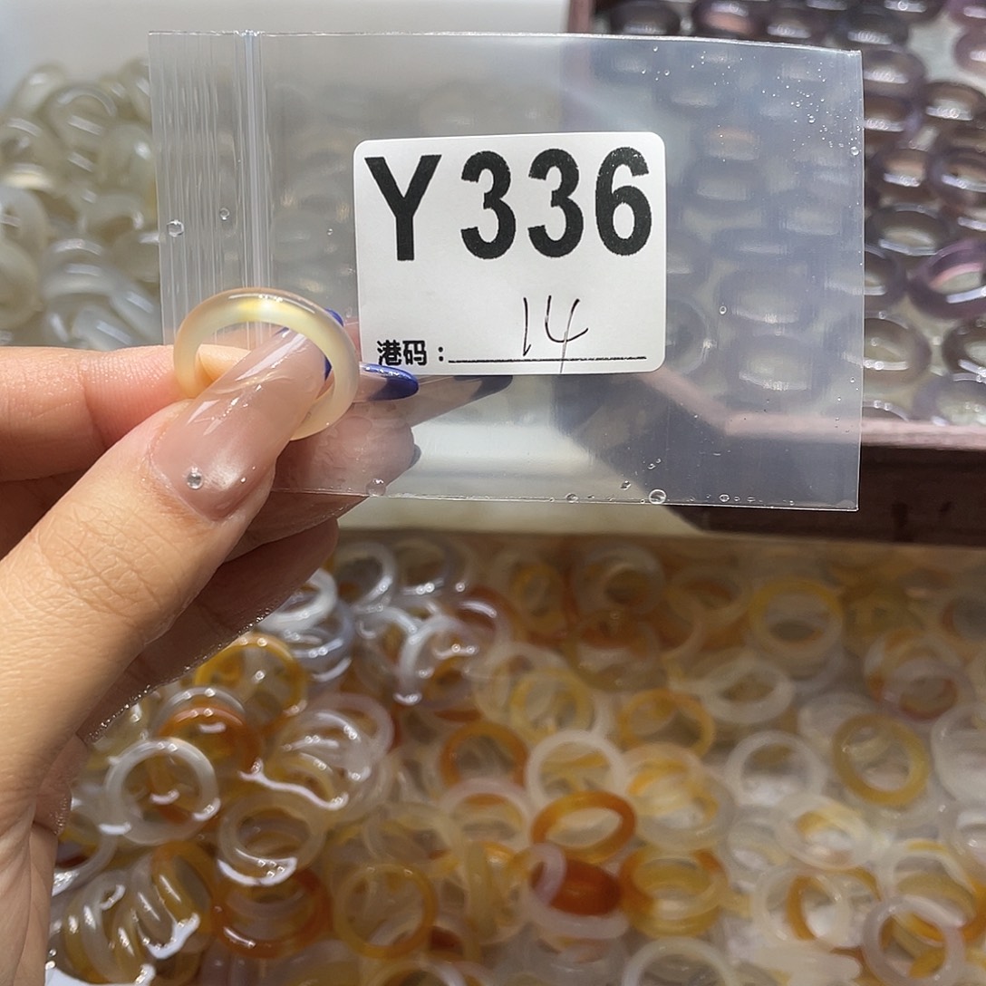 玛瑙/玉髓未镶嵌戒指336
