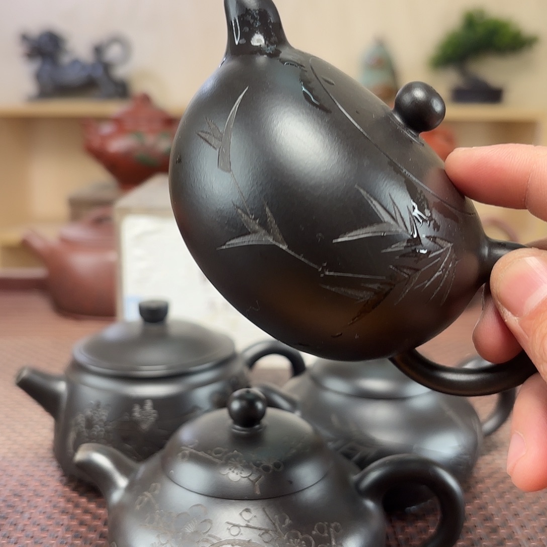 金****紫砂茶壶微瑕处理