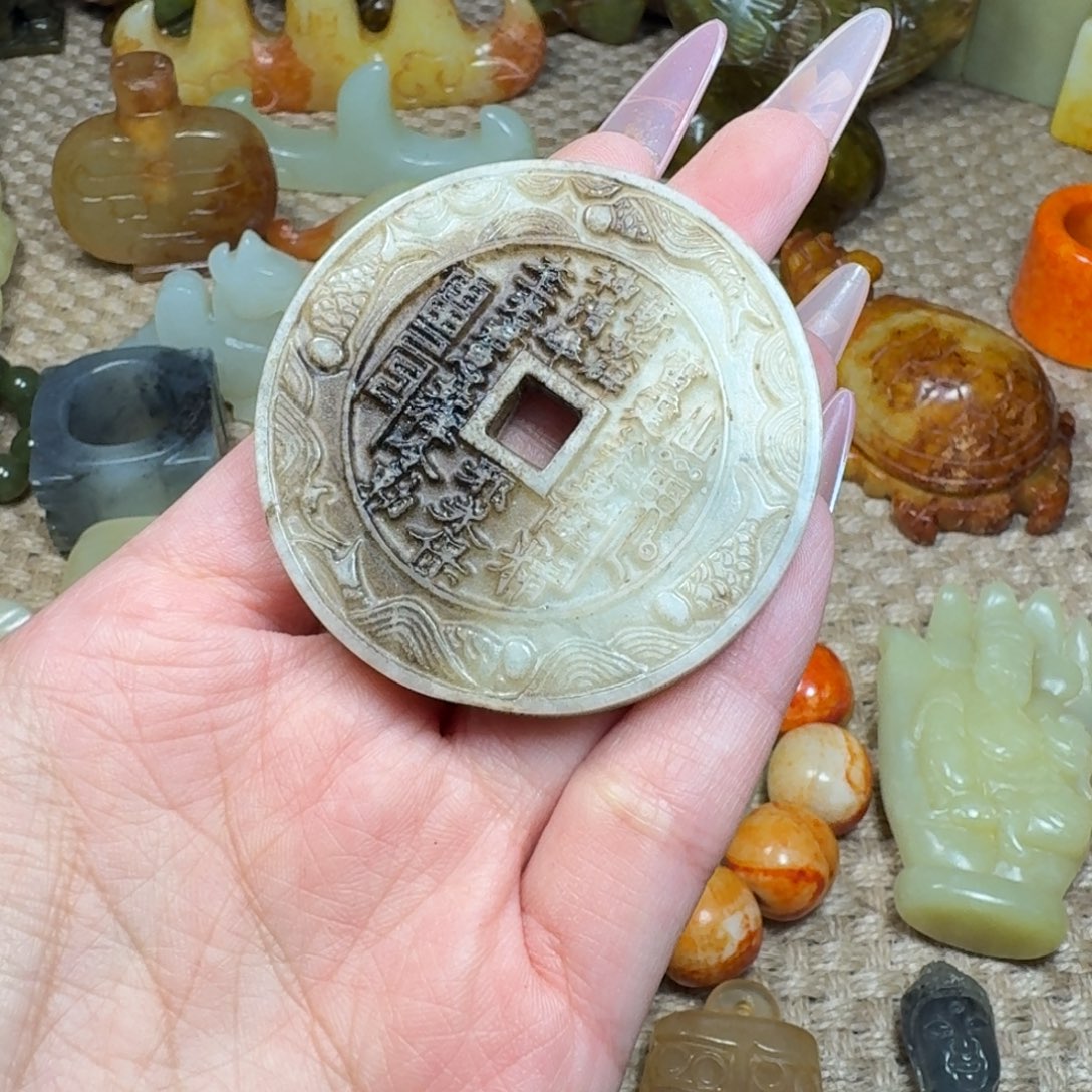 吊坠白玉菩提挂件