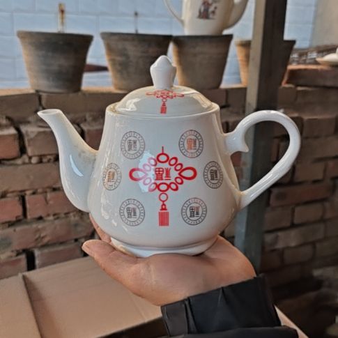 库存微瑕多孔茶壶