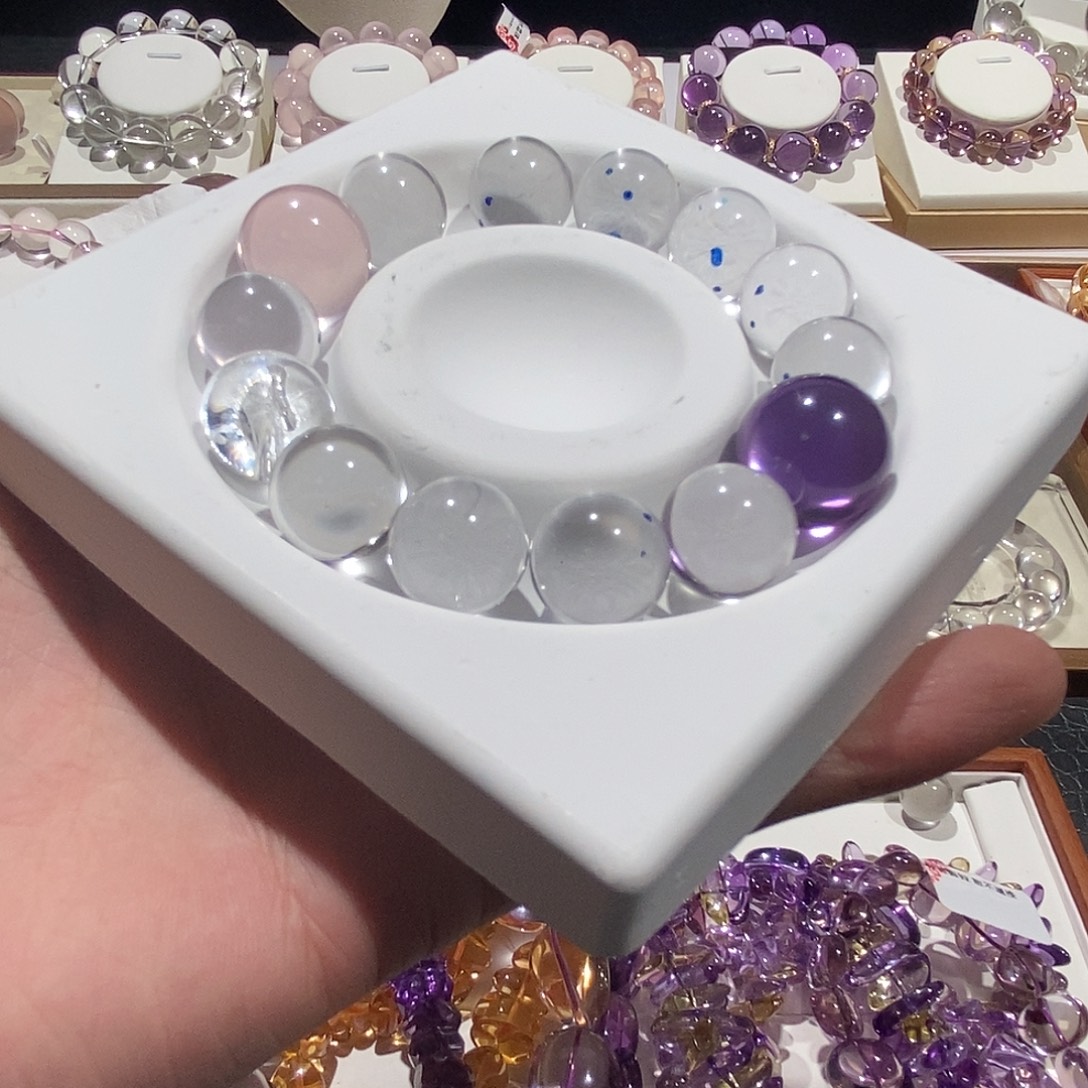 未镶嵌水晶手链定制