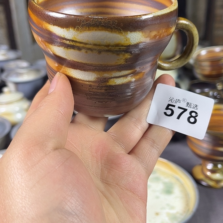 沁庐柴窑古法柴烧全手工茶具