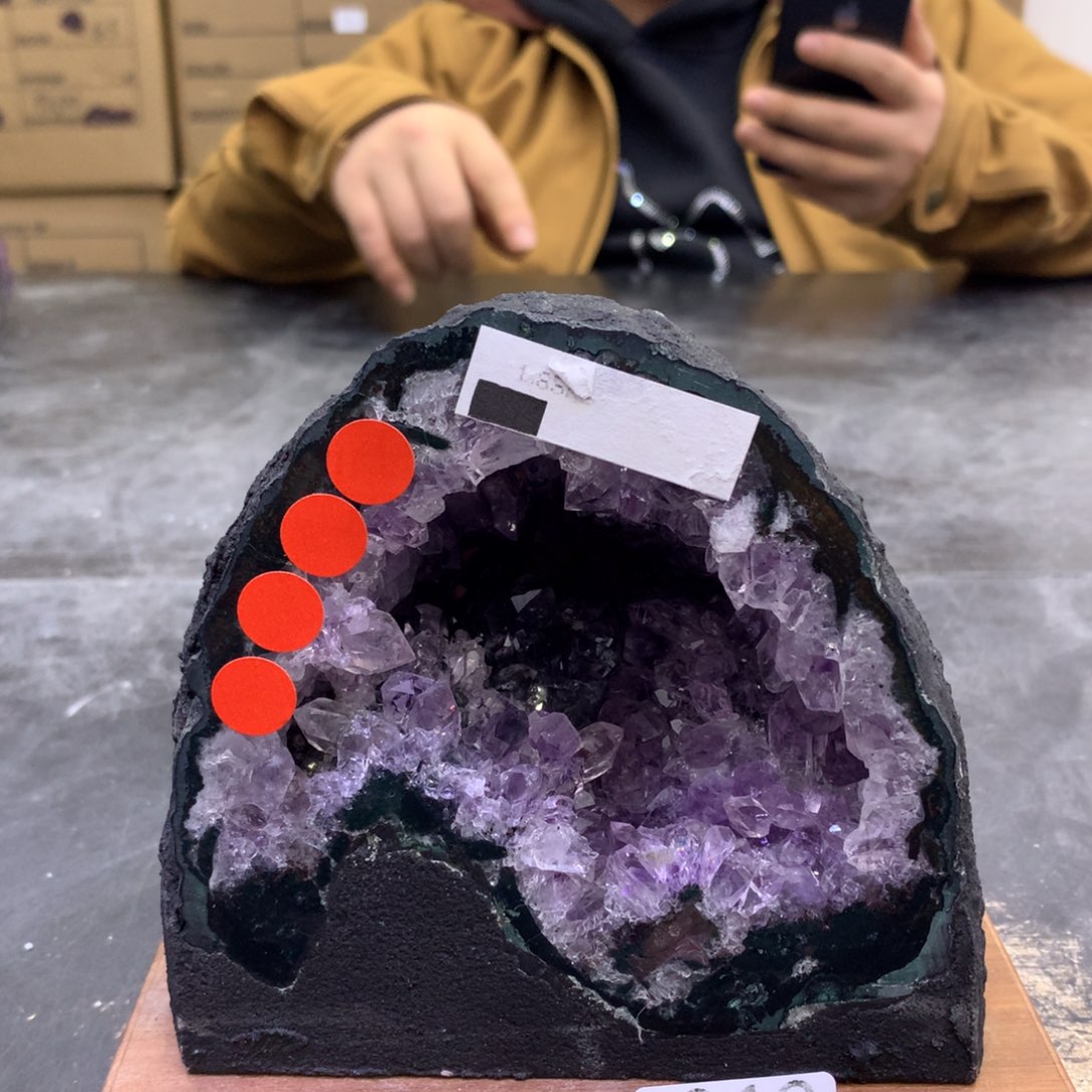 水晶摆件未镶嵌紫晶313