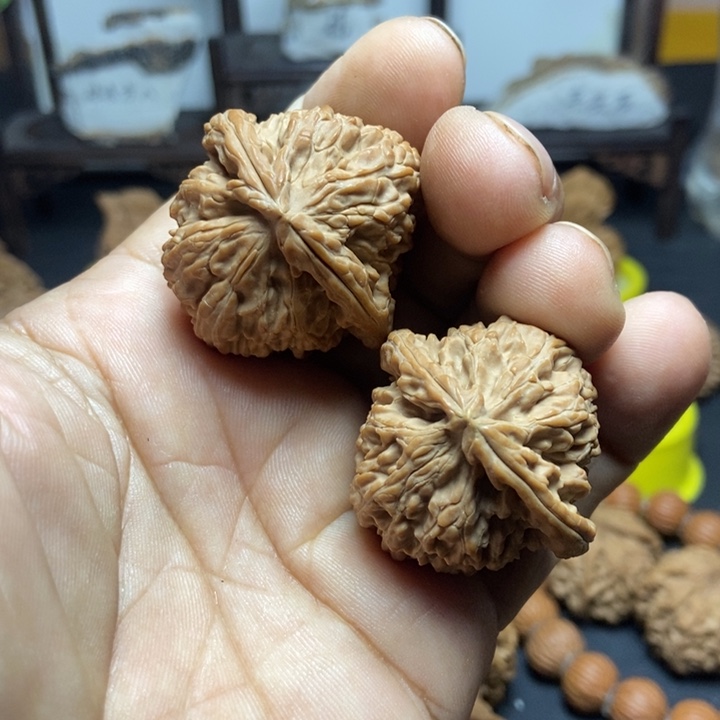 把件文玩核桃白狮子5