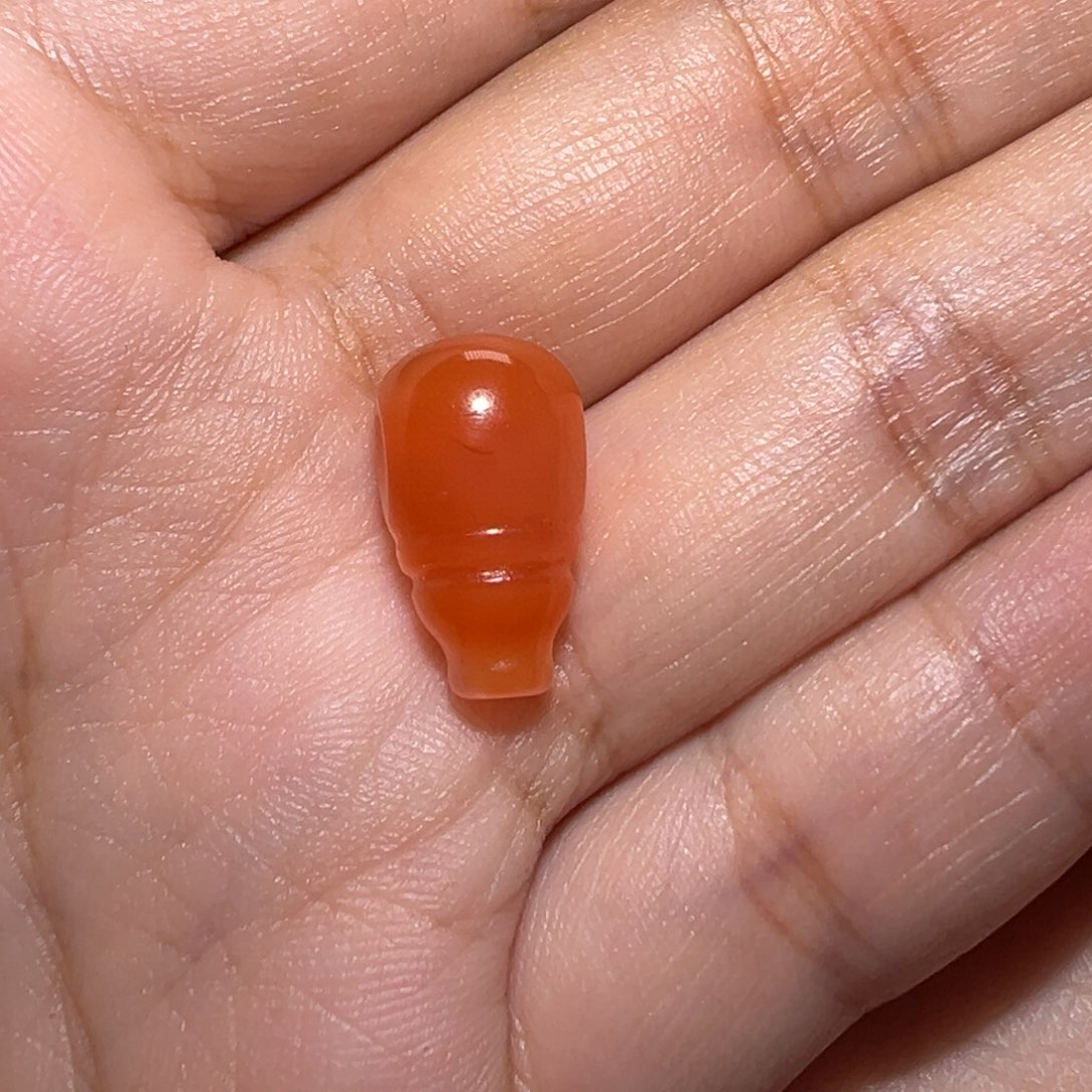 南红玛瑙珠宝奇石未镶嵌安**素三通