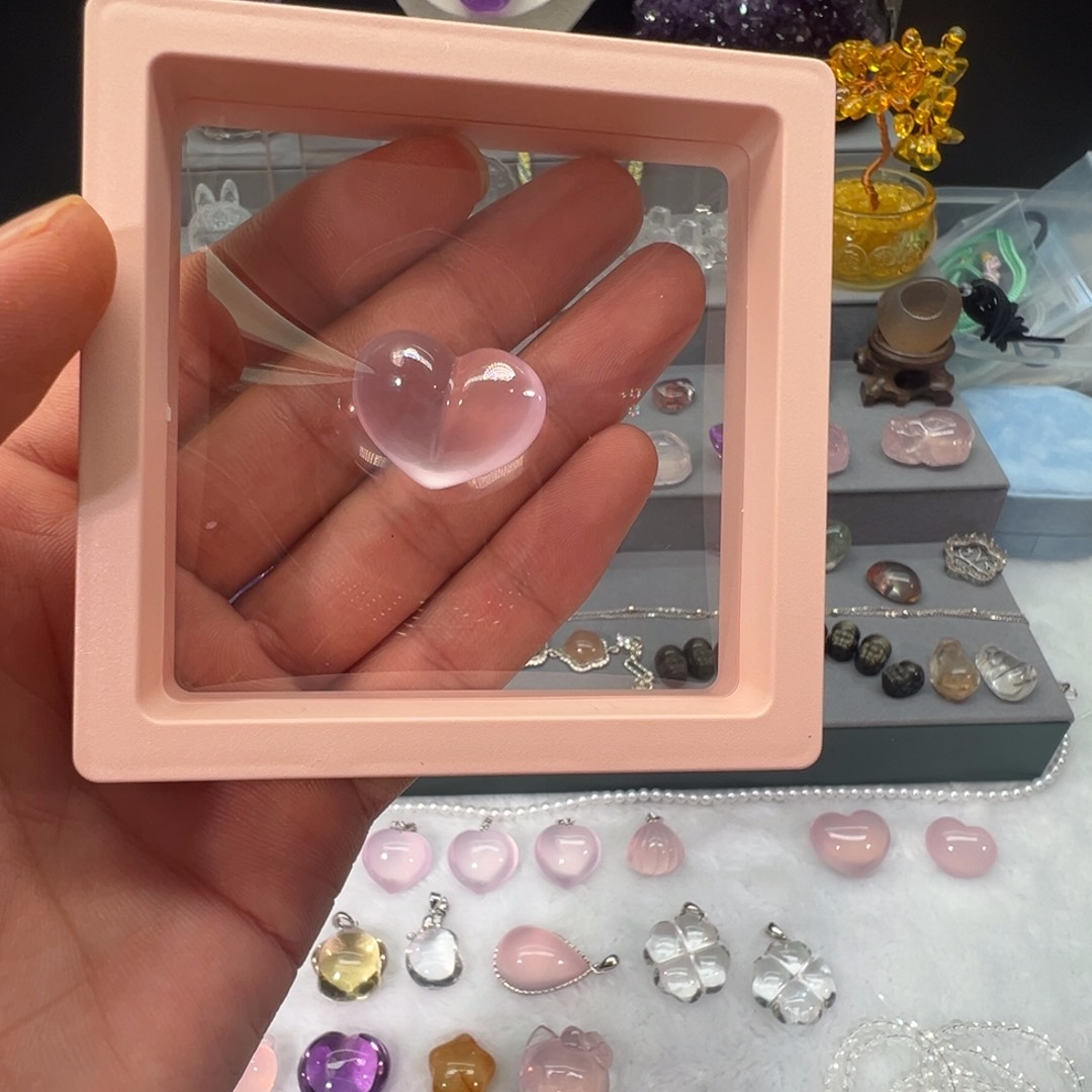 水晶眼镜未镶嵌财****钱爱心双v