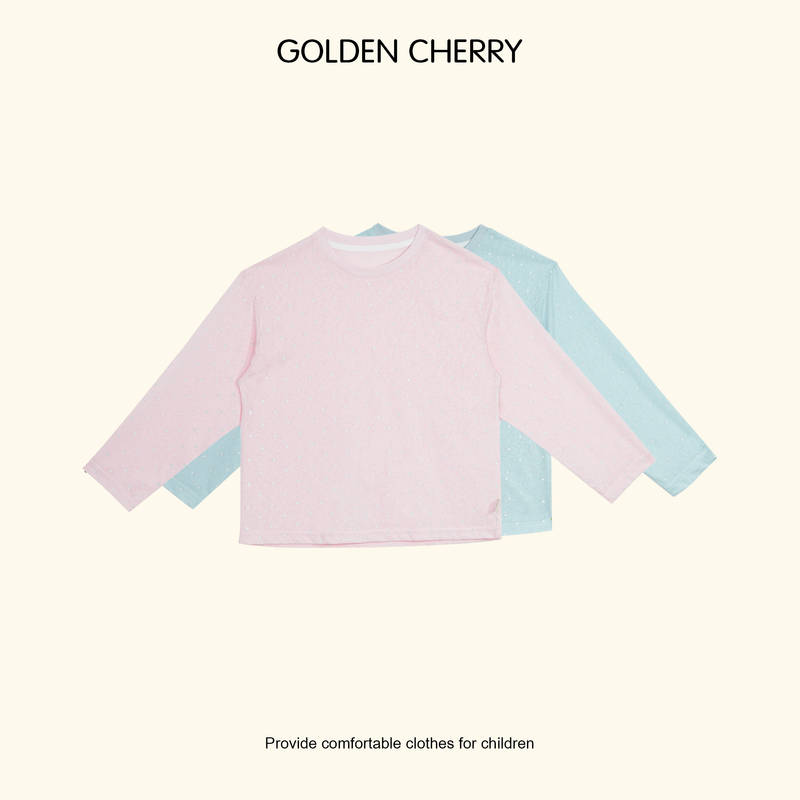 【金樱桃Golden cherry】小童小爱心波点防晒罩衫JYT2208