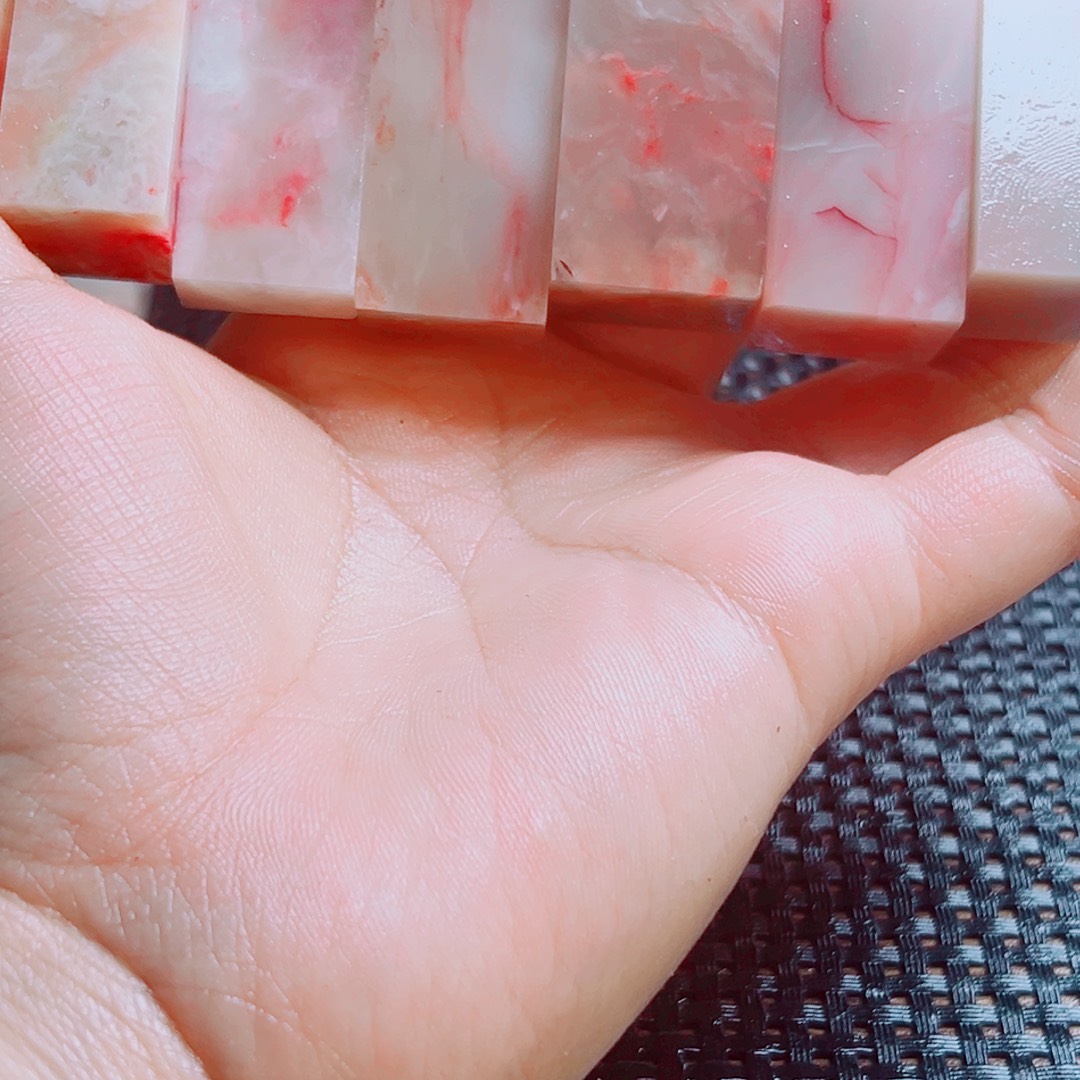 墨***石巴林石巴林鸡血印章